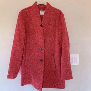 Old Navy Cozy Coatigan Jacket in Pink size Medium
